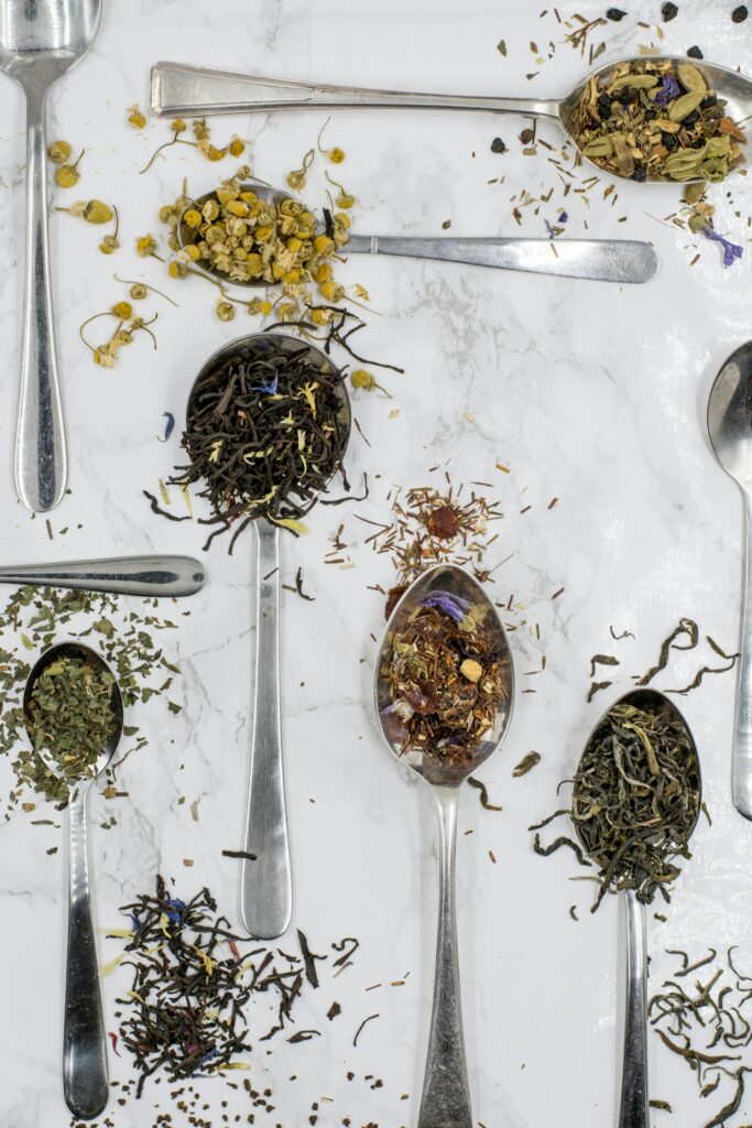 Bowl of whole organic spices